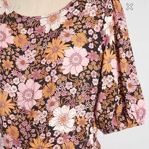 ModCloth x Princess Highway Floral Harvest Midi Dress